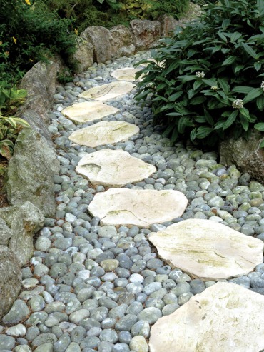 natural stone pathways