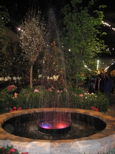 flower show waterfall